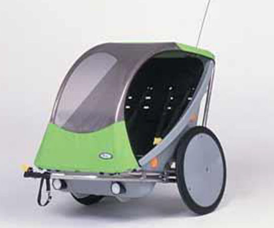 Leggero Twist - - Veloanhänger von Leggero - Fahrradanhänger für Kinder - 2 Sitzer