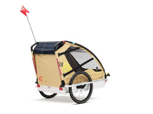 Leggero Vento V89 Surf - - Veloanhänger von Leggero - Fahrradanhänger für Kinder - 2 Sitzer