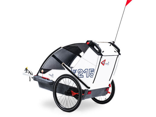 Leggero Vento R - - Veloanhänger von Leggero - Fahrradanhänger für Kinder - 2 Sitzer